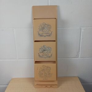 Vintage Fesco‎ Hard Plastic Hanging Letter Mail Notes Holder Keys MCM 1950s/60s?